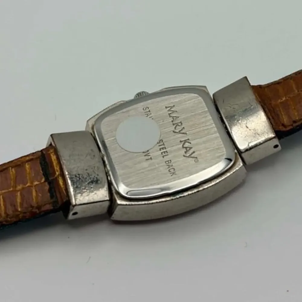 Silver & Black Mary Kay Watch With reversible band